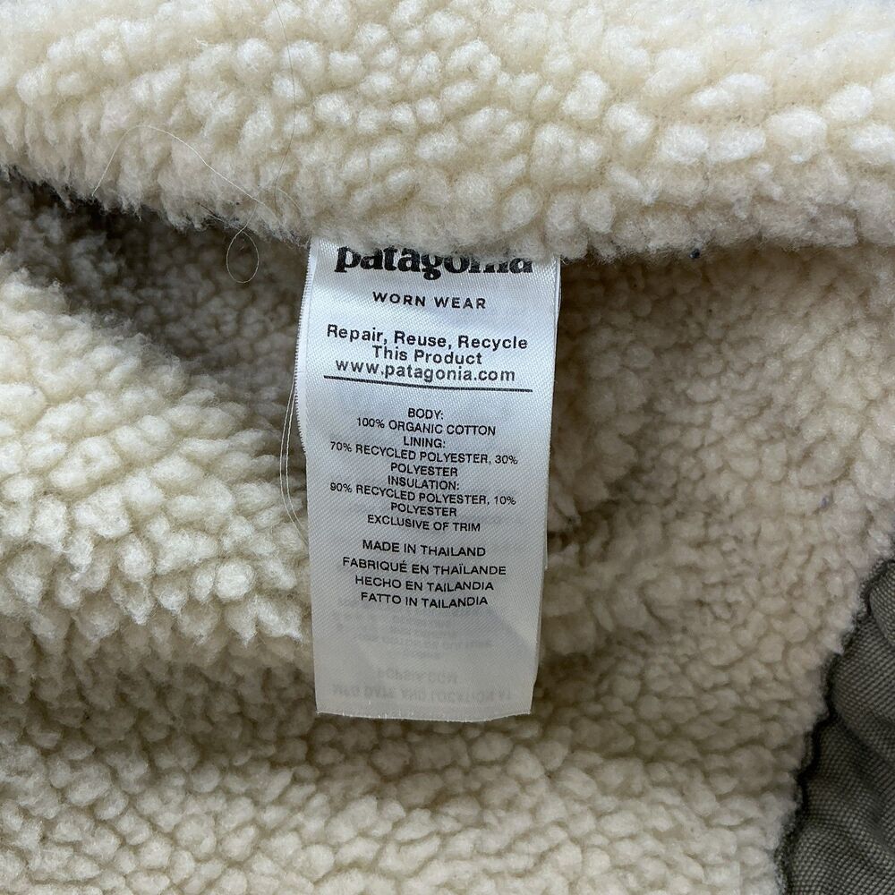 Patagonia Womens Insulated Prairie Dawn Parka S Sherpa Lined Gorpcore Outdoor - Picture 13 of 16
